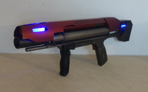 Black Mighty Mini laser lazer Guns mini DEL effets sonores Jouets Stocking Filler 